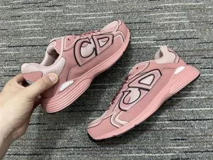 B30 LOW-TOP SNEAKER PINK MESH AND TECHNICAL FABRIC - CD112