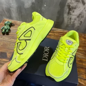 B30 LOW-TOP SNEAKER YELLOW MESH AND TECHNICAL FABRIC - CD106
